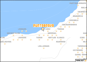 map of Punta Brava