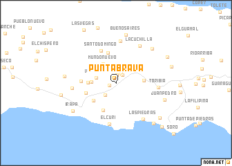 map of Punta Brava