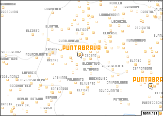map of Punta Brava