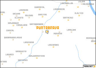 map of Punta Brava