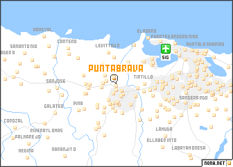 map of Punta Brava