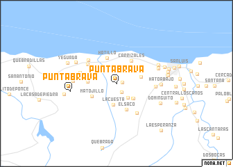 map of Punta Brava