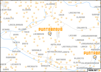 map of Punta Brava