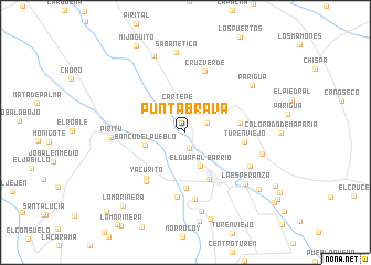 map of Punta Brava