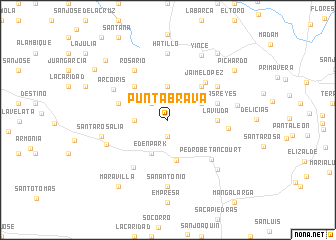 map of Punta Brava