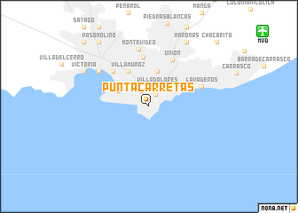 map of Punta Carretas