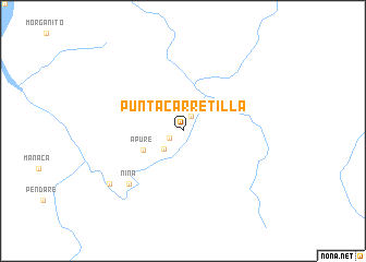 map of Punta Carretilla