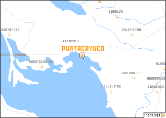 map of Punta Cayuco