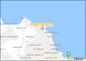 map of Punta Chica