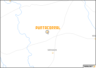 map of Punta Corral