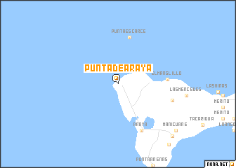 map of Punta de Araya