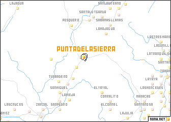 map of Punta de la Sierra