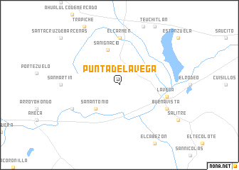 map of Punta de la Vega