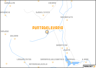 map of Punta de Levarío