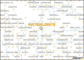 map of Punta Delgadita