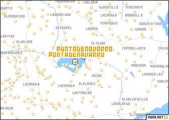 map of Punta de Navarro