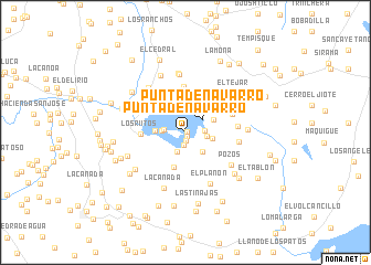 map of Punta de Navarro