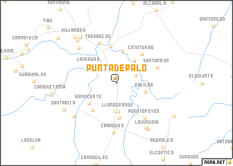 map of Punta de Palo