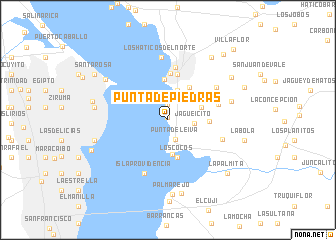 map of Punta de Piedras