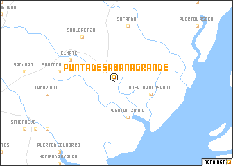 map of Punta de Sabana Grande