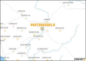 map of Punta de Suela