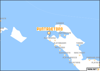 map of Punta de Toro