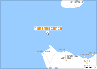 map of Punta Escarce