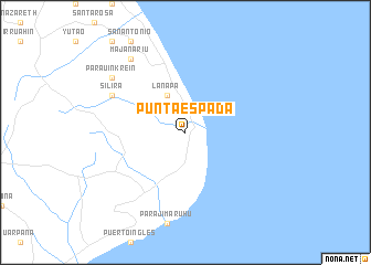 map of Punta Espada