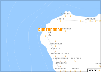 map of Puntagorda
