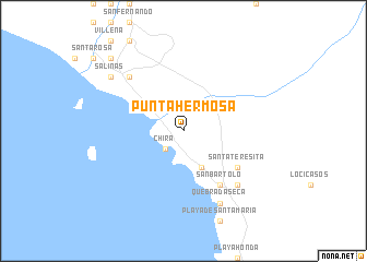 map of Punta Hermosa