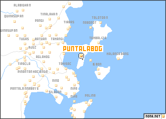 map of Punta Labog
