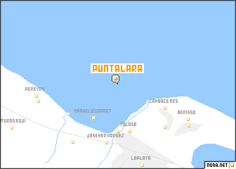 map of Punta Lara