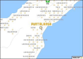 map of Punta Larga