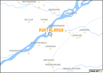 map of Punta Larga