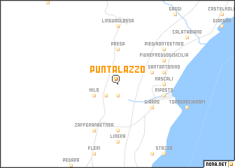 map of Puntalazzo