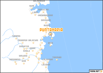 map of Punta Maria