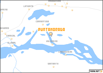 map of Punta Morada
