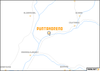 map of Punta Moreno