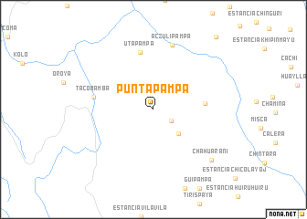 map of Punta Pampa