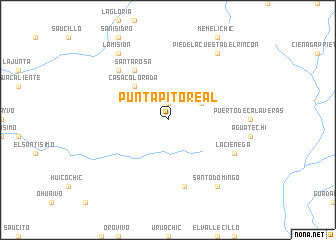 map of Punta Pito Real