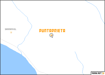 map of Punta Prieta