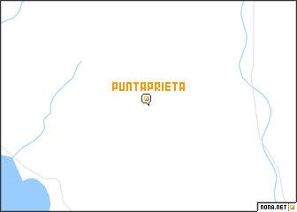 map of Punta Prieta