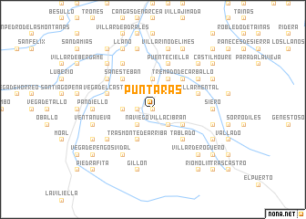 map of Puntarás