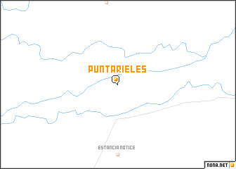 map of Punta Rieles