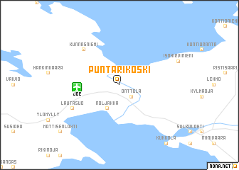 map of Puntarikoski