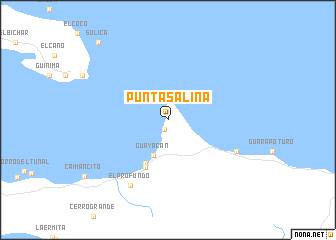 map of Punta Salina