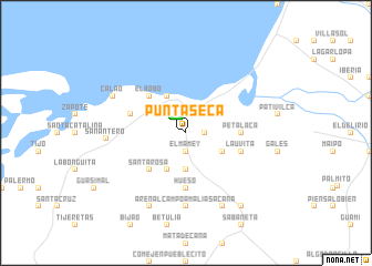 map of Punta Seca