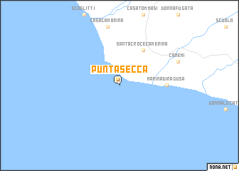 map of Punta Secca