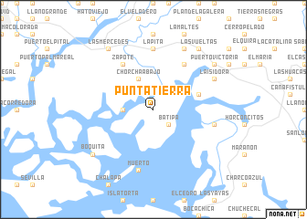 map of Punta Tierra