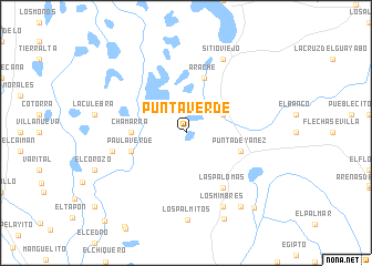 map of Punta Verde